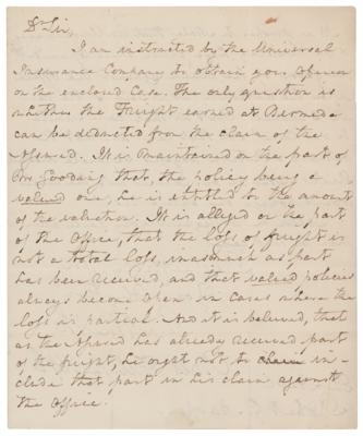 Lot #289 Robert Smith Autograph Letter Signed - Image 1