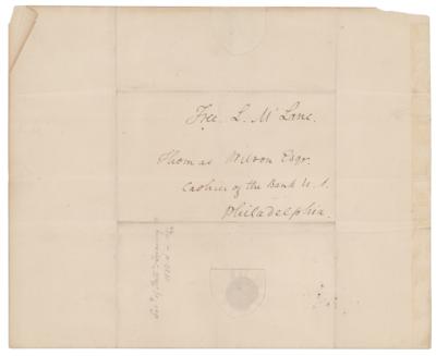 Lot #266 Louis McLane Autograph Letter Signed with Free Frank - Image 2
