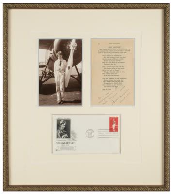 Lot #353 Amelia Earhart Signature - Image 1
