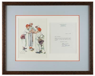 Lot #452 Norman Rockwell: 