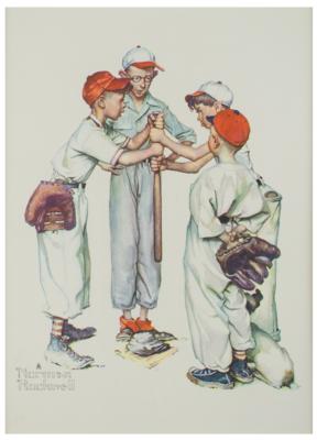 Lot #452 Norman Rockwell: 