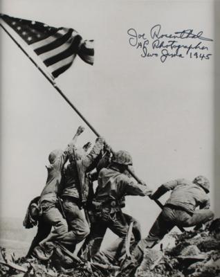 Lot #306 Iwo Jima: Joe Rosenthal Signed Photograph - Image 1