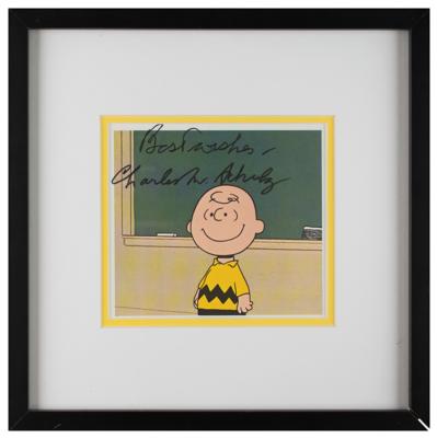 Lot #473 Charles Schulz Signed Photograph - Image 1