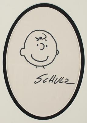 Lot #465 Charles Schulz Original Sketch of Charlie Brown - Image 1