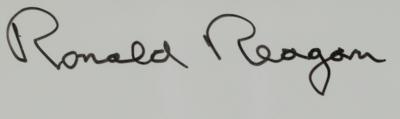 Lot #55 Ronald Reagan Signed Panoramic Photograph - Image 2