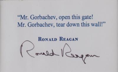 Lot #56 Ronald Reagan: 
