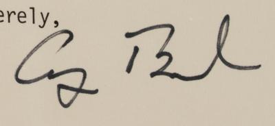 Lot #57 Ronald Reagan and George Bush Signed Letters - Image 3