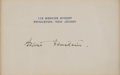 Lot #194 Albert Einstein Signature - Image 2