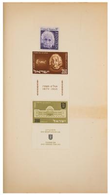 Lot #190 Albert Einstein: 