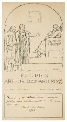 Lot #190 Albert Einstein: 