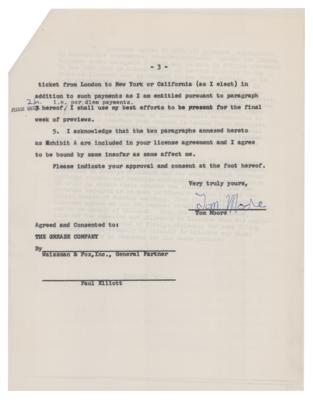 Lot #721 Grease: Jim Jacobs and Warren Casey Signed Document - Image 5