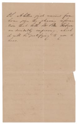 Lot #345 James A. Seddon Letter Signed - Image 3