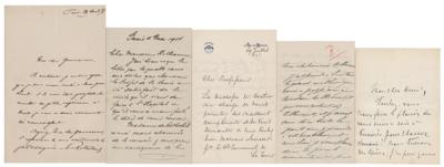 Lot #284 Rothschild Family (9) Signed Items - Image 1