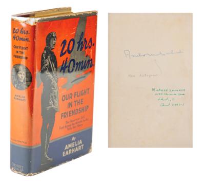 Lot #357 Amelia Earhart Signed Book - Image 1