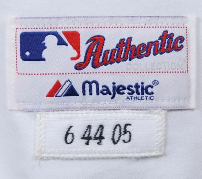 Lot #850 Johnny Pesky's 2005 Boston Red Sox Home Uniform - Image 4