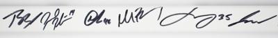 Lot #764 Boston Bruins Multi--Signed Hockey Stick - Image 4