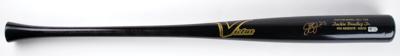 Lot #794 Jackie Bradley, Jr. Signed Baseball Bat - Image 2