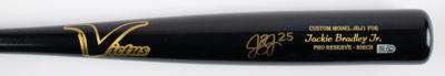 Lot #794 Jackie Bradley, Jr. Signed Baseball Bat - Image 3