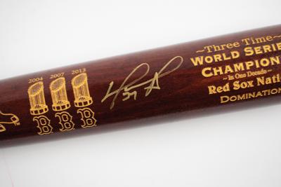 Lot #846 David Ortiz Signed Baseball Bat - Image 1