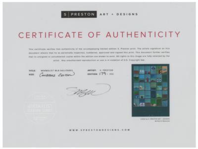 Lot #851 S. Preston (3) Limited Edition Minimalist Sports Prints - Image 5