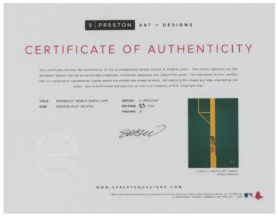 Lot #851 S. Preston (3) Limited Edition Minimalist Sports Prints - Image 7