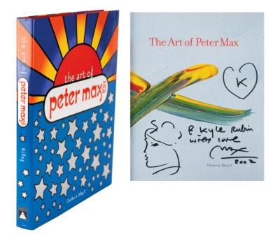 Lot #445 Peter Max Signed Book - Image 1