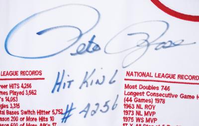 Lot #854 Pete Rose Signed Jersey - Image 3