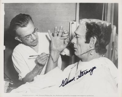 Lot #715 Frankenstein: Glenn Strange: Strange gets