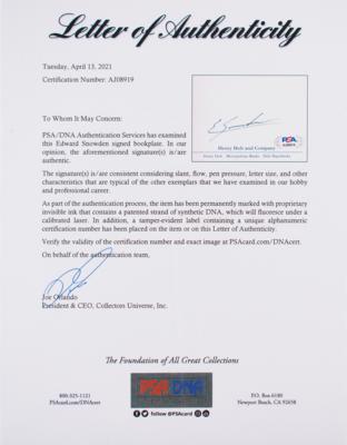 Lot #185 Edward Snowden Signed Book - Image 3