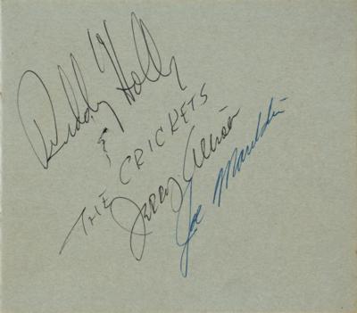 Lot #618 Buddy Holly and the Crickets Signatures - Image 1