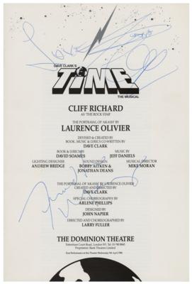 Lot #622 Queen: Freddie Mercury: Mercury signs a program for the 1986 musical Time - Image 2