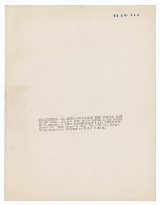 Lot #697 Wizard of Oz Set of (5) Oversized Signed Photographs - Image 14