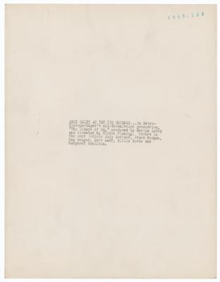 Lot #697 Wizard of Oz Set of (5) Oversized Signed Photographs - Image 15