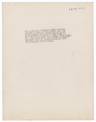 Lot #697 Wizard of Oz Set of (5) Oversized Signed Photographs - Image 16