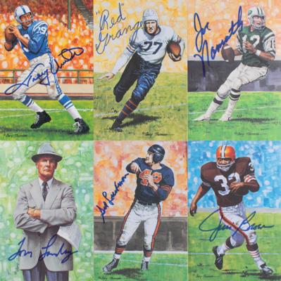 Lot #808 Football Hall of Fame Lot of (113) Signed