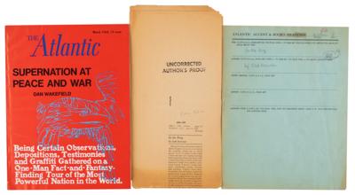 Lot #503 Jack Kerouac Hand-Corrected and Signed Manuscript - Image 2