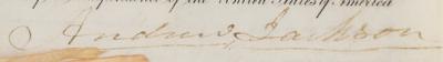 Lot #9 Andrew Jackson and Martin Van Buren Document Signed as President and Secretary of State - Image 3