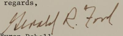 Lot #91 Gerald Ford: Ford on appealing the 22nd amendment, and how he has 
