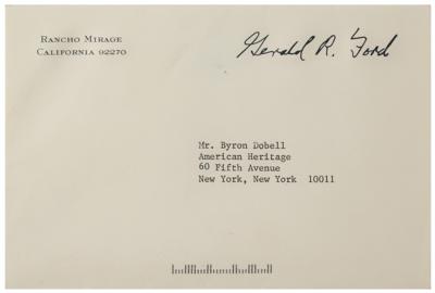 Lot #91 Gerald Ford: Ford on appealing the 22nd amendment, and how he has 