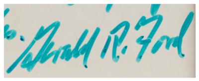 Lot #91 Gerald Ford: Ford on appealing the 22nd amendment, and how he has 