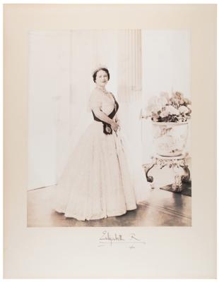 Lot #203 Elizabeth, Queen Mother Signed Oversized Photograph by Cecil Beaton - Image 1