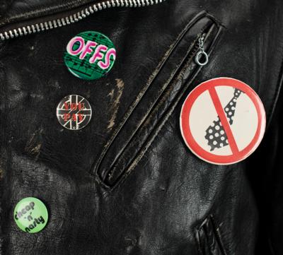 Lot #630 Frank Zappa's Leather Motorcycle Jacket: One-of-a-kind leather biker jacket from Zappa's closet - Image 3