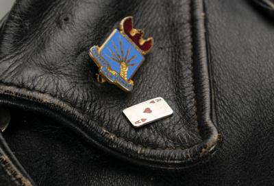 Lot #630 Frank Zappa's Leather Motorcycle Jacket: One-of-a-kind leather biker jacket from Zappa's closet - Image 4