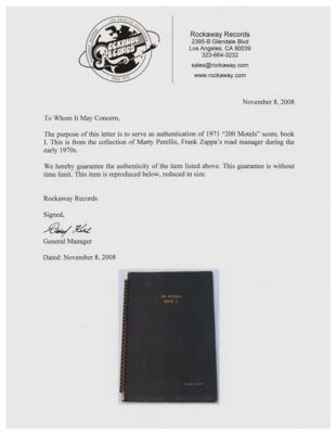 Lot #627 Frank Zappa's Collection of (3) Score Booklets for 200 Motels - Image 15