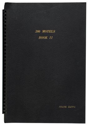 Lot #627 Frank Zappa's Collection of (3) Score Booklets for 200 Motels - Image 3
