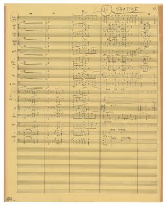 Lot #629 Frank Zappa's Handwritten Orchestral Arrangement for 'Think It Over' - Image 11