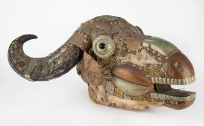 Lot #632 Frank Zappa's Ornamented Animal Skull Ornamented Animal Skull - Image 1