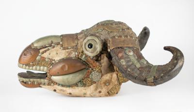 Lot #632 Frank Zappa's Ornamented Animal Skull Ornamented Animal Skull - Image 3