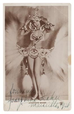 Lot #701 Josephine Baker Signed Photograph - Image 1