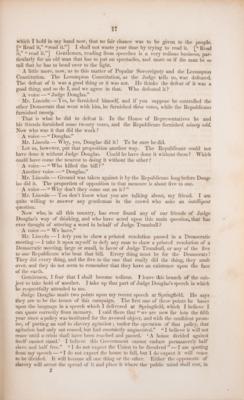 Lot #15 Abraham Lincoln and Stephen A. Douglas: Political Debates First Edition Book - Image 3